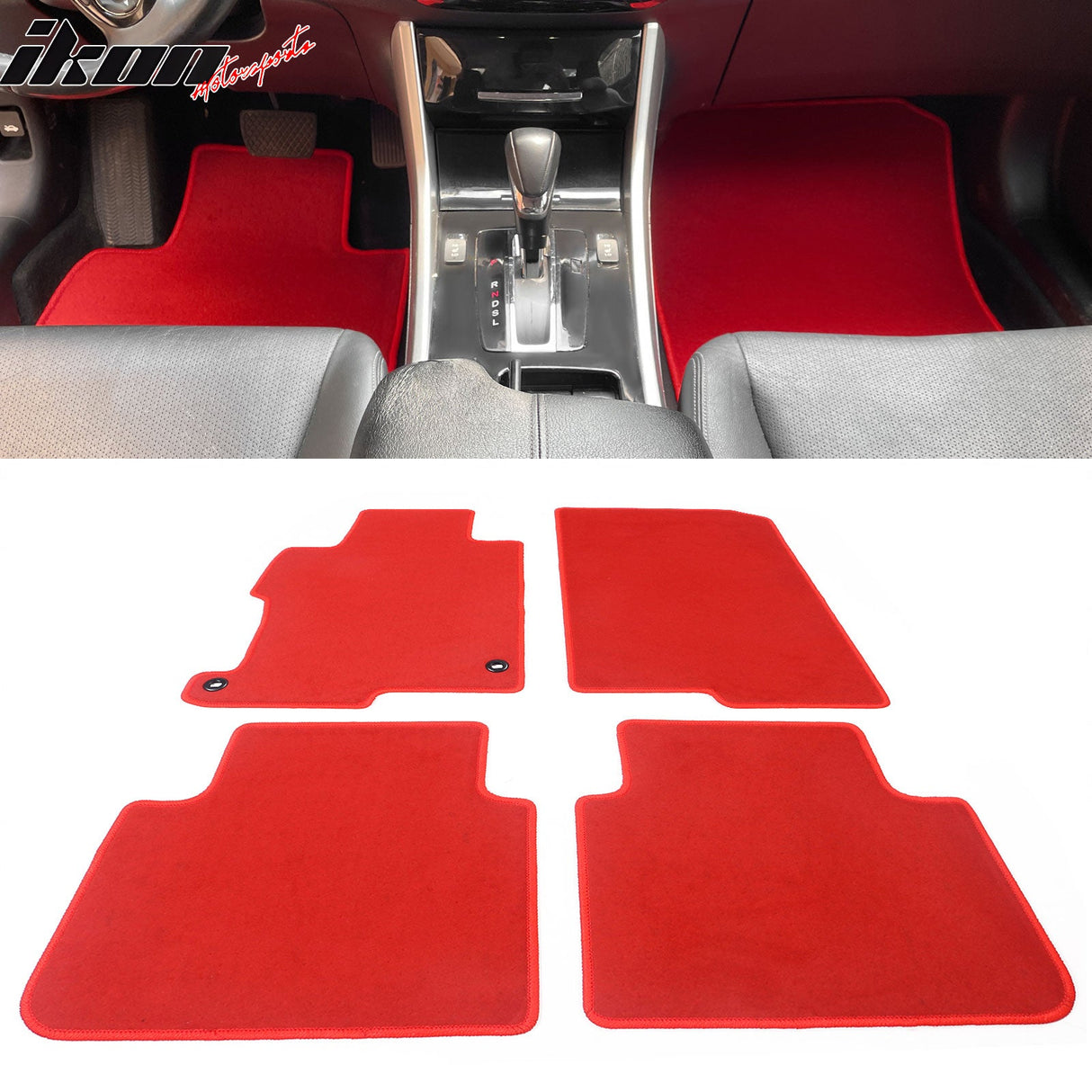 2013-2017 Honda Accord Sedan Car Floor Mats Carpet 4PC
