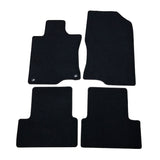 Car Floor Mat for 2009-2014 Acura TSX Black Carpet 4PC Nylon