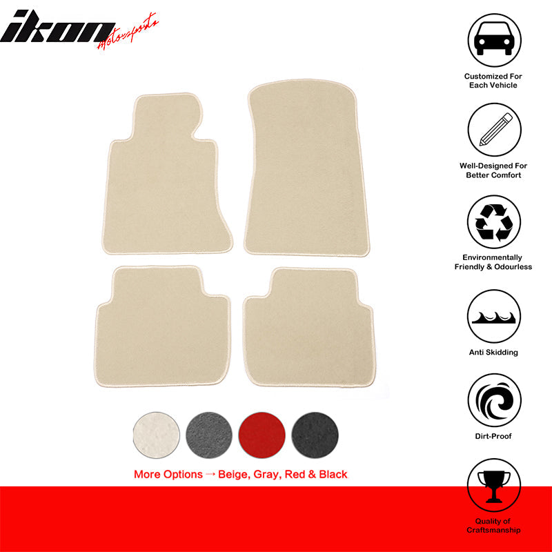1998-2006 BMW E46 3 Series Car Floor Mats Carpet 4PC Nylon