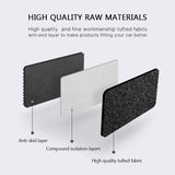 Car Floor Mat for 2016-2020 Toyota Mirai Black Front Rear  Nylon 4 PCS