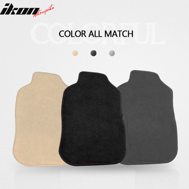 Car Floor Mat for 2000-2002 Saturn LS-Series Black Nylon Floor Mat