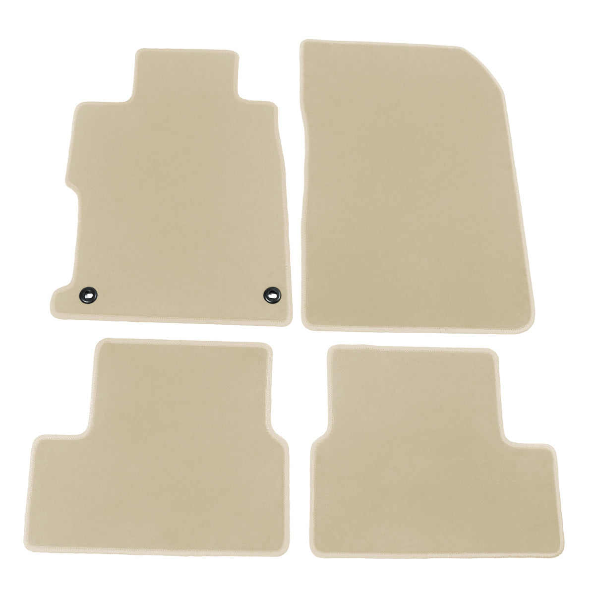 2012-2015 Honda Civic Coupe Car Floor Mats Carpet 4PC Nylon