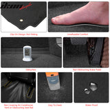 2012-2015 Honda Civic Coupe Car Floor Mats Carpet 4PC Nylon