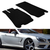 Car Floor Mat for 2003-2012 Mercedes SL Black Anti Slip  Nylon 2PCS