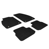 Car Floor Mat for 1998-2003 Chevrolet Malibu Black Nylon 4PC