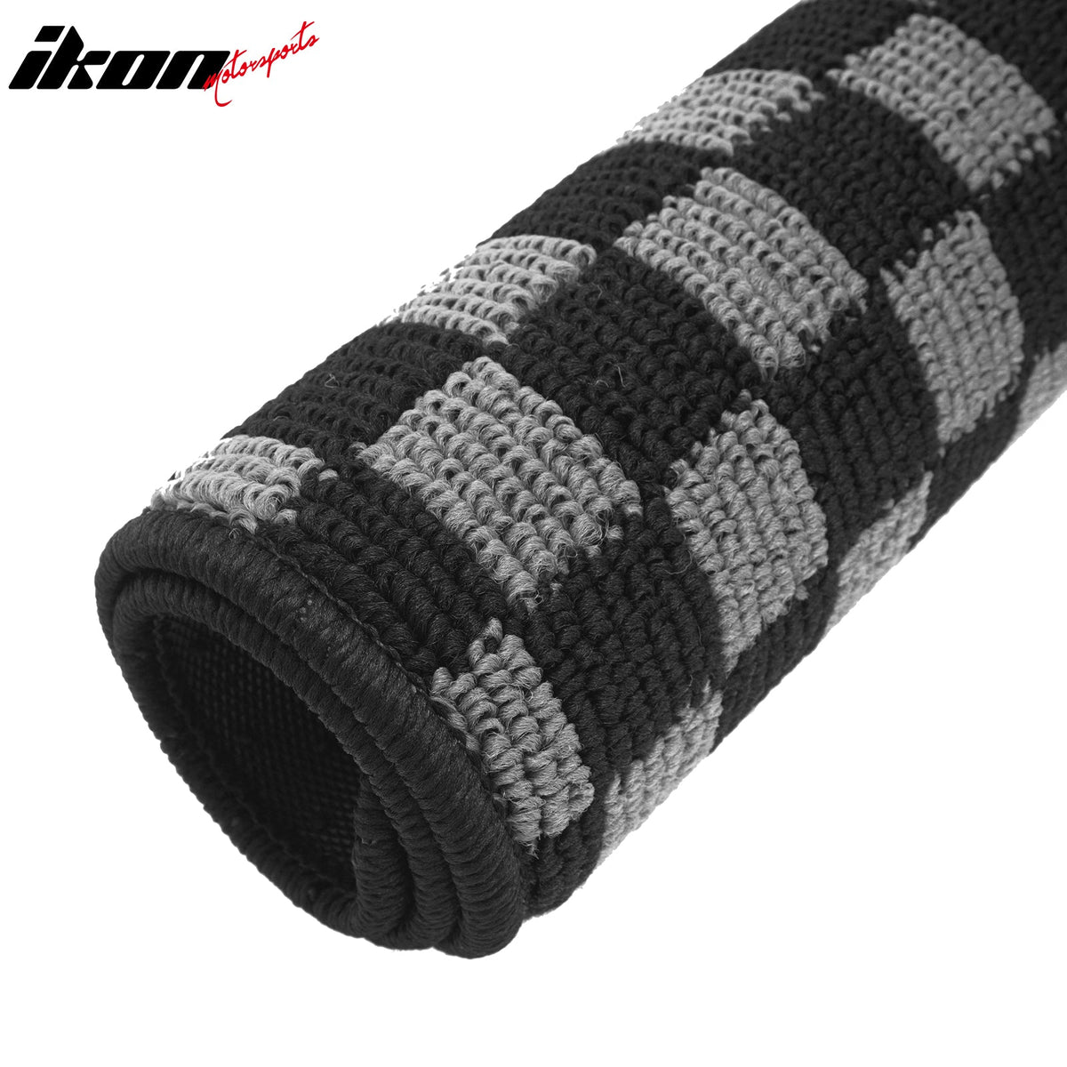 BMW E60 2005-2010 Floor Mats Carpet Black Gray Plaid Polypropylene