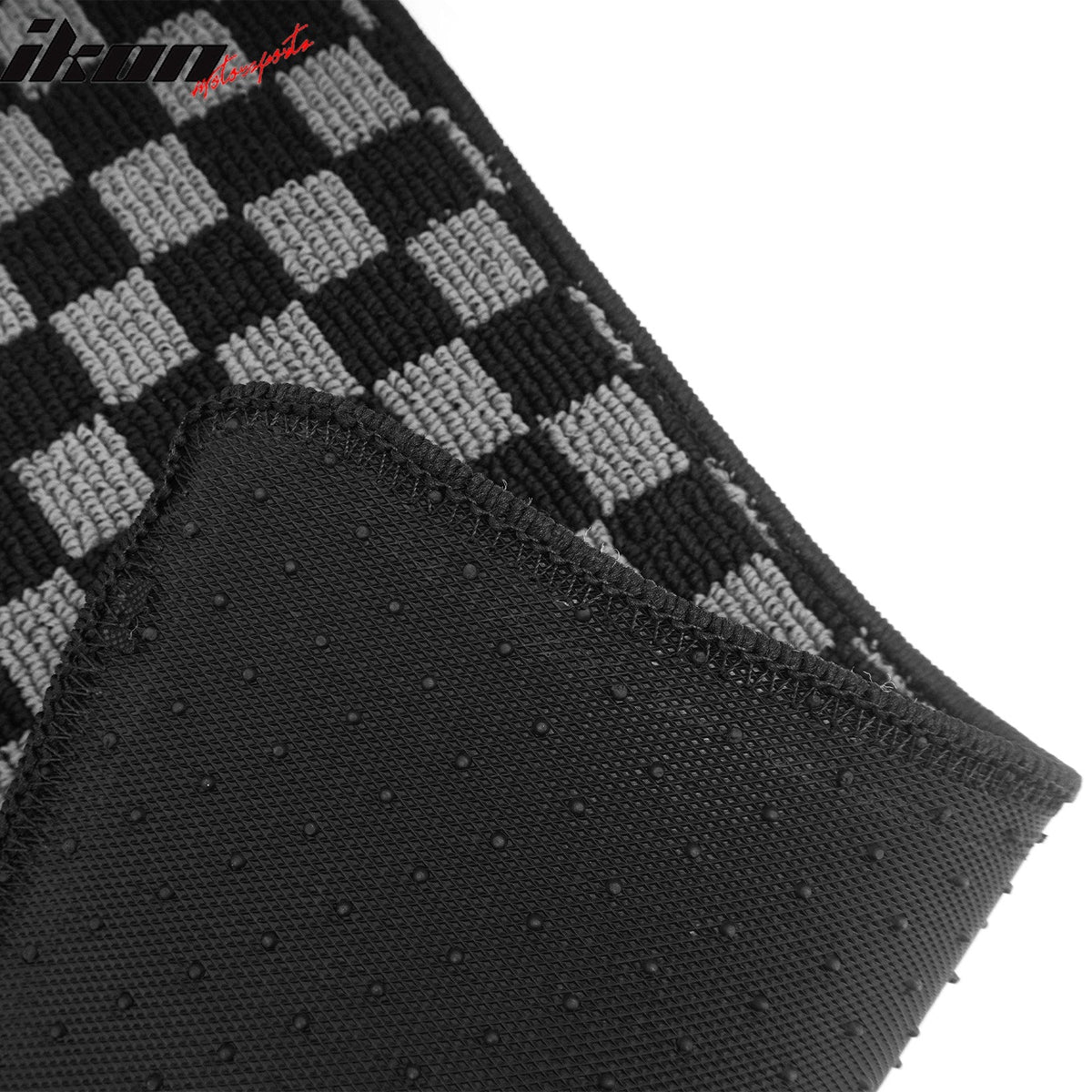 1990-1997 Mazda Miata MX5 2-Door 2DR Floor Mats Carpet Black Gray Plaid Polypropylene