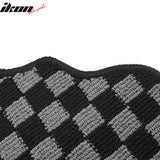 BMW E92 3 Series Coupe 2007-2013 Floor Mats Carpet Black Gray Plaid Polypropylene