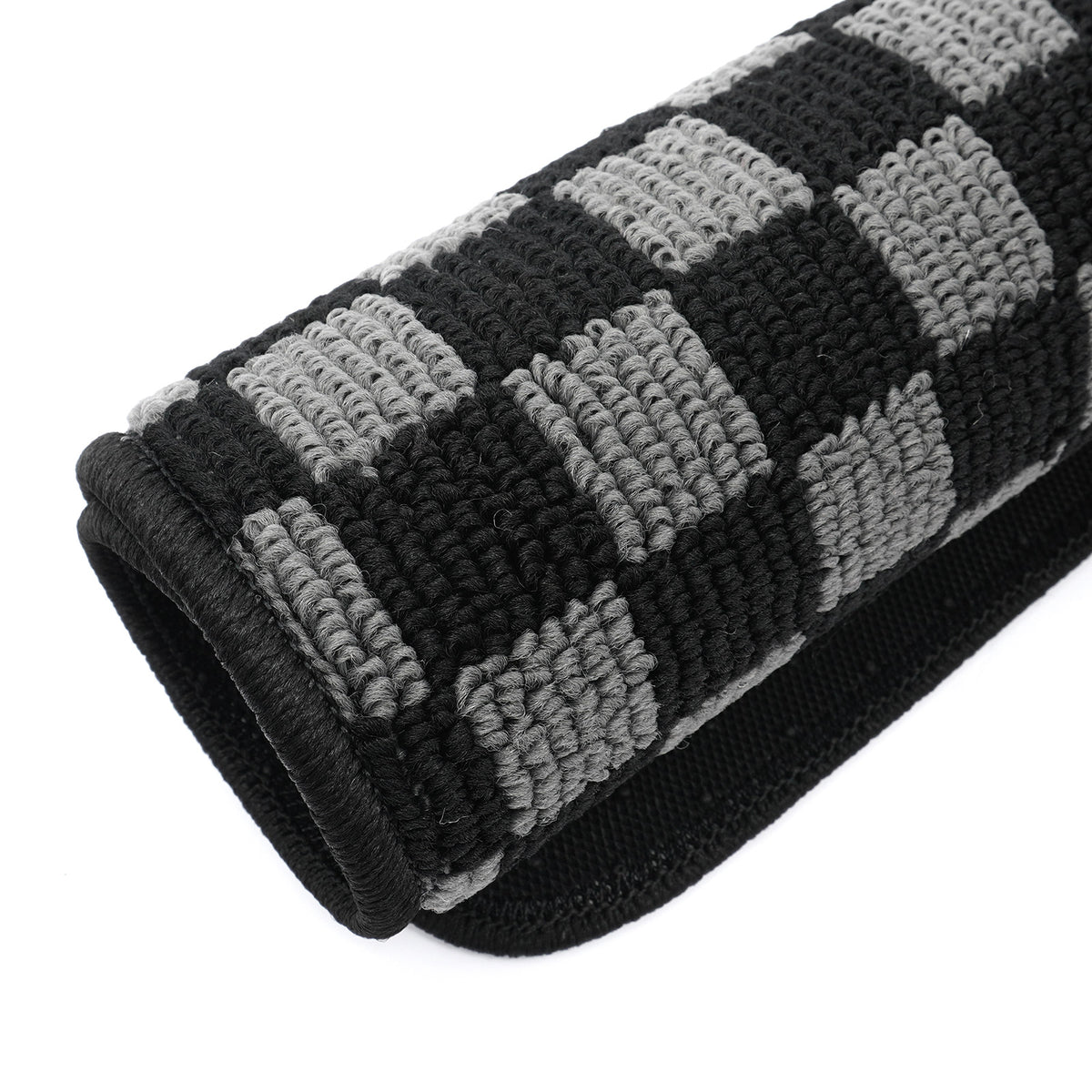 2009-2013 Toyota Corolla Floor Mats Black Gray Plaid Polypropylene