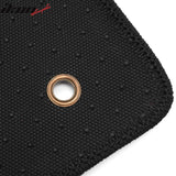 Front Rear Full Set Waterproof Floor Mats for Hyundai Sonata 2011-2014 Black Red Plaid Checkered Carpets PP & Loop Pile Surface & TPE Backing 4PCS