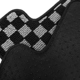 2012-2018 Ford Focus Floor Mats Carpet Black Gray Plaid Polypropylene