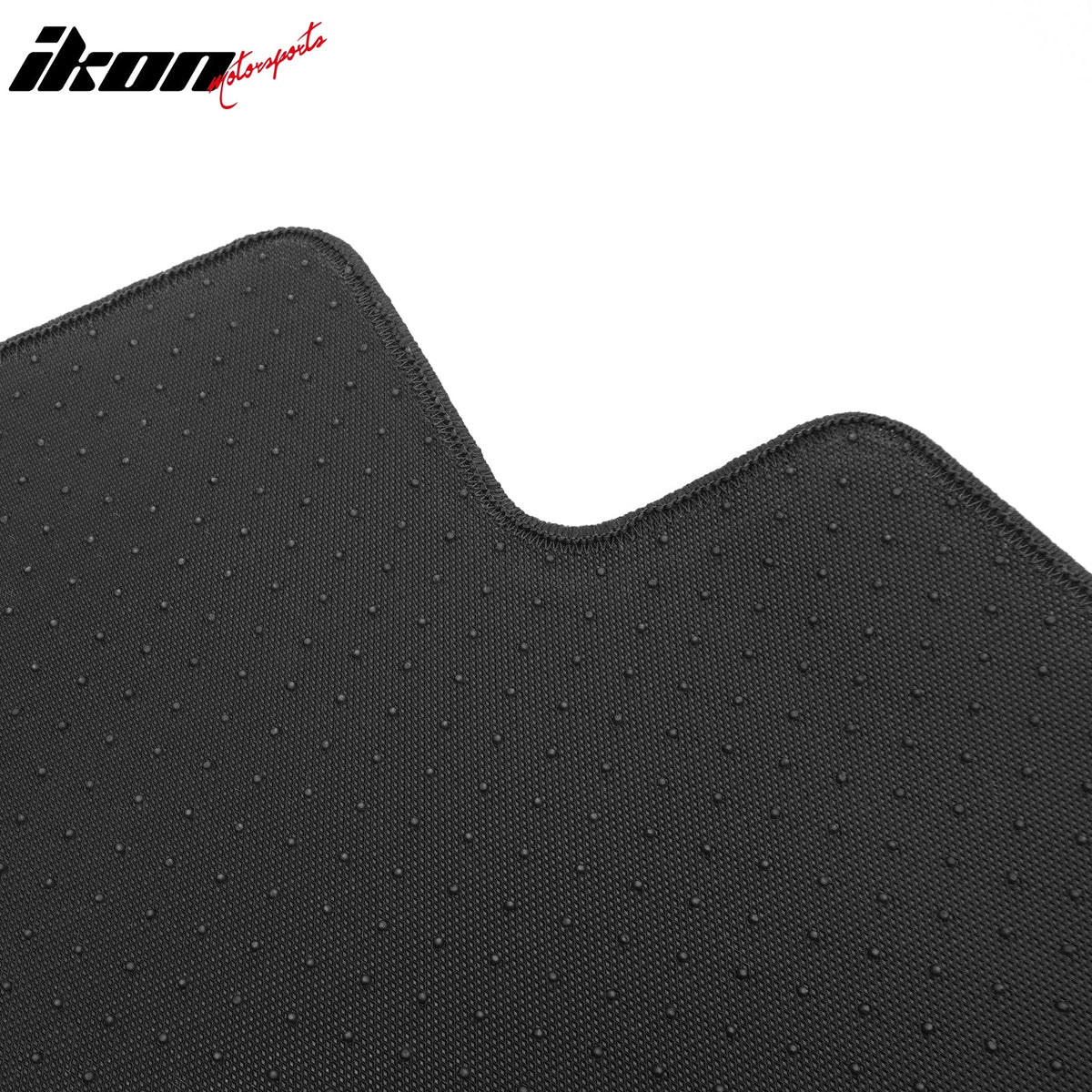 Front Rear Full Set Waterproof Floor Mats for Honda Civic 2016-2021 Black Pink Plaid Checkered Carpets PP & Loop Pile Surface & TPE Backing 4PCS