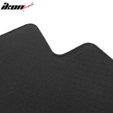 Front Rear Full Set Waterproof Floor Mats for Honda Civic 2016-2021 Black Pink Plaid Checkered Carpets PP & Loop Pile Surface & TPE Backing 4PCS
