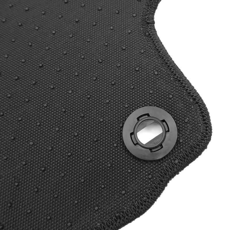 2012-2017 Toyota Camry Floor Mat Carpet Black Gray Plaid Polypropylene