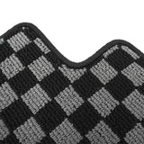 Floor Mats for Nissan Altima 2013-2018 Black Gray Plaid Polypropylene