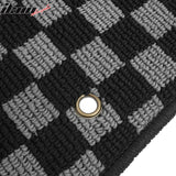 2011-2023 Dodge Charger & Chrysler 300 RWD Floor Mats Carpet Black Gray Plaid Polypropylene
