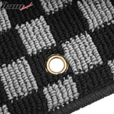 2010-2017 Chevrolet Equinox Floor Mats Carpet Black Gray Plaid Polypropylene
