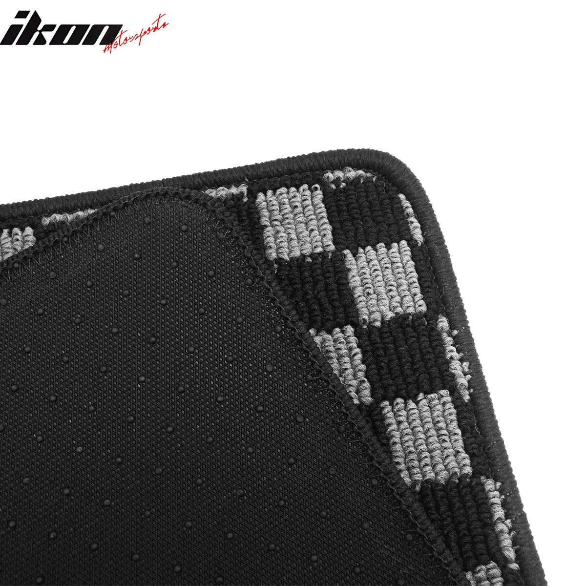 2010-2017 Chevrolet Equinox Floor Mats Carpet Black Gray Plaid Polypropylene
