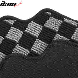 2011-2017 Honda Odyssey Floor Mats Carpet Black Gray Plaid Polypropylene