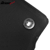 2014-2025 Lexus IS200t IS250 IS300 IS350 IS500 2WD RWD Floor Mats Black Gray Plaid Polypropylene