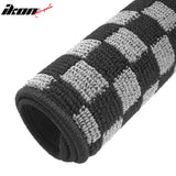 2007-2016 Jeep Compass & Patriot Floor Mats Carpet Black Gray Plaid Polypropylene