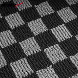 2007-2016 Jeep Compass & Patriot Floor Mats Carpet Black Gray Plaid Polypropylene
