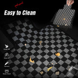 2011-2017 Honda Odyssey Floor Mats Carpet Black Gray Plaid Polypropylene