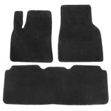 2012-2019 Tesla Model S Latex Floor Mats All Weather Carpet Black