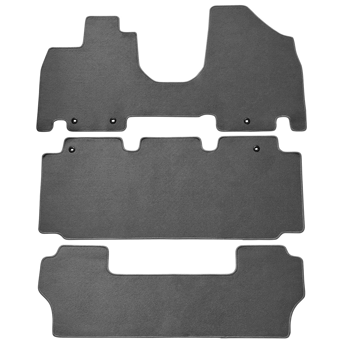 2011-2017 Honda Odyssey Car Floor Mats Carpet 3PC Nylon