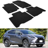 2015-2021 Lexus NX200t NX300 NX300h Car Floor Mats Carpet 4PC Nylon