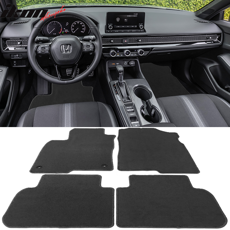 2022-2025 Honda Civic Acura Integra Car Floor Mats Carpet 4PC Nylon