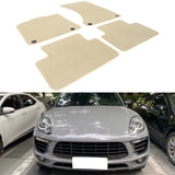 2015-2025 Porsche Macan 4PCS Driver Passenger Floor Mats Nylon