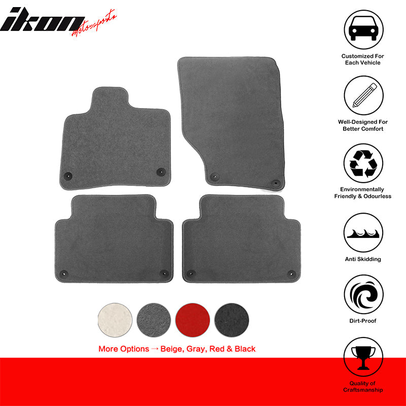 2007-2015 Audi Q7 Nylon Floor Mats Liner Front Rear Carpets Set