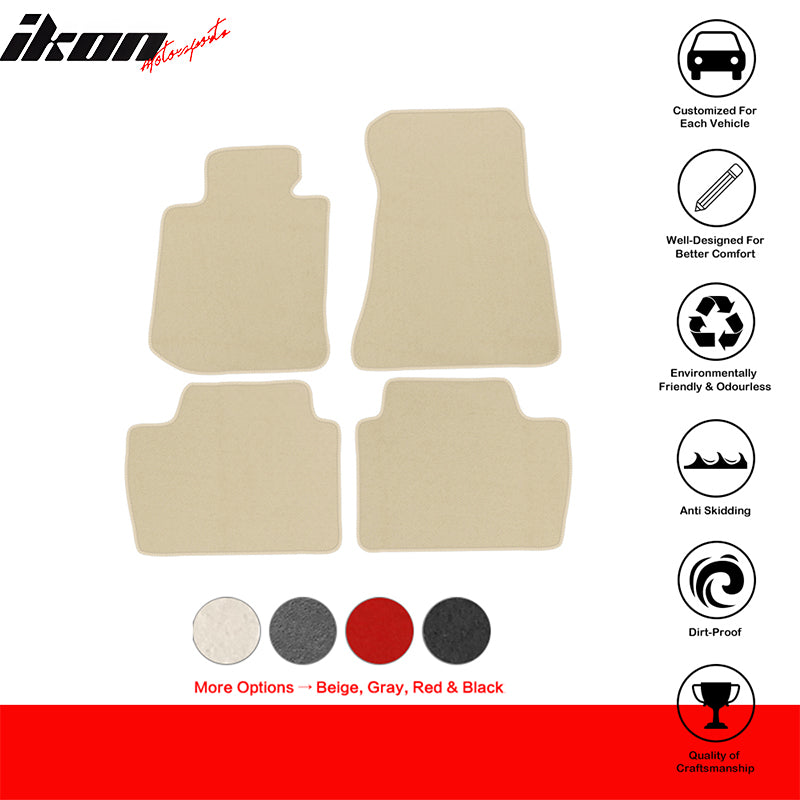 2021-2025 BMW G22 4 Series Nylon Floor Mat Front Rear Carpet Set