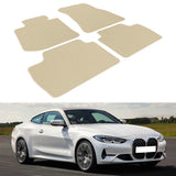 2021-2025 BMW G22 4 Series Nylon Floor Mat Front Rear Carpet Set