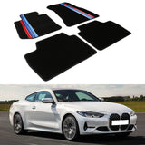 2021-2025 BMW G22 4 Series Nylon Floor Mat Front Rear Carpet Set