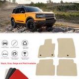 2021-2025 Ford Bronco Sport Nylon Floor Mats Front Rear Carpets