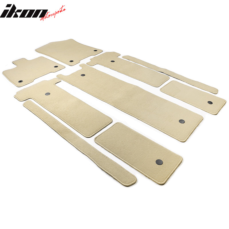 2021-2025 Toyota Sienna Floor Mats Liner Front Rear Carpets 9PC