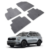 2020-2024 Kia Telluride OE Front Rear Floor Mats Carpets Nylon