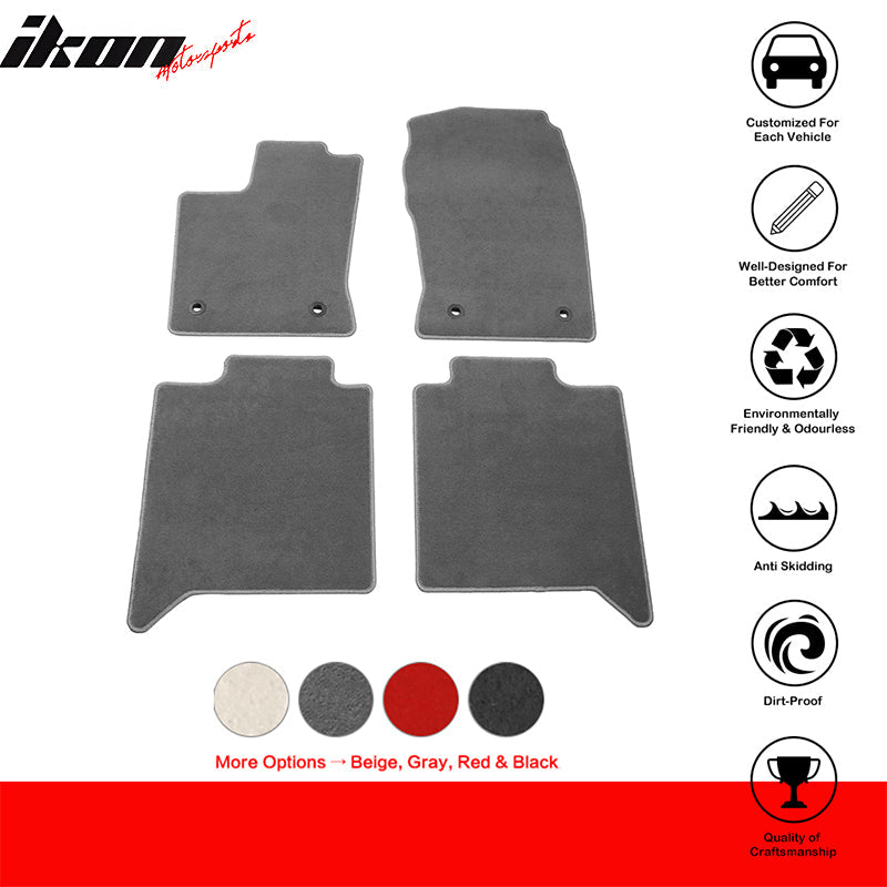2022-2024 Toyota Tundra Crewmax OE Front Rear Floor Mat Nylon
