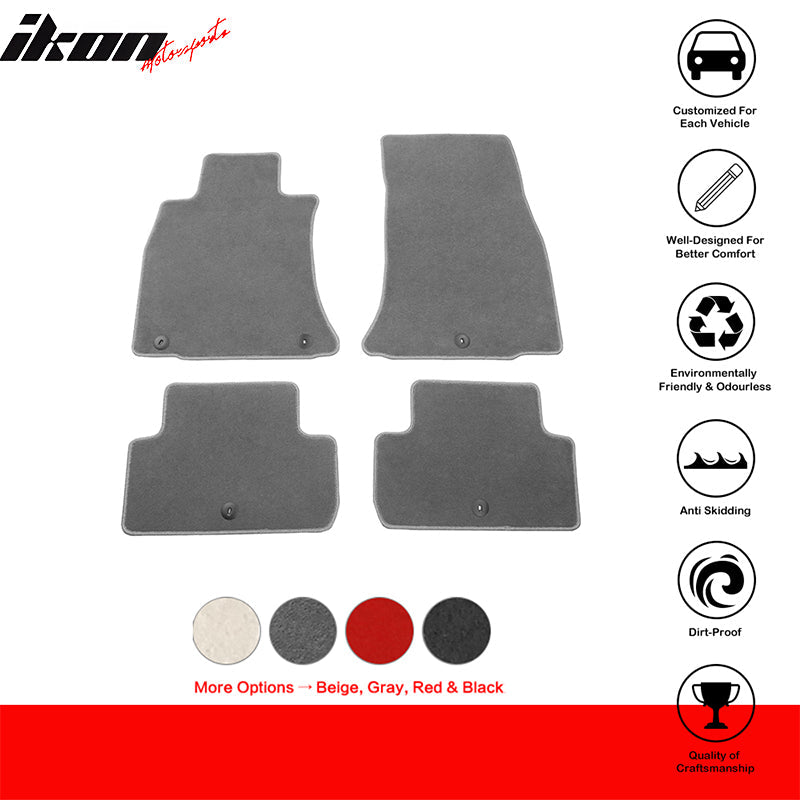 2019-2023 Genesis G70 4PCS Front Rear Car Floor Mats Carpet Nylon