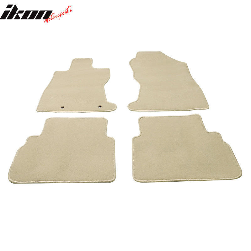 2022-2025 Subaru WRX 4PCS Front Rear Car Floor Mats Carpet Nylon