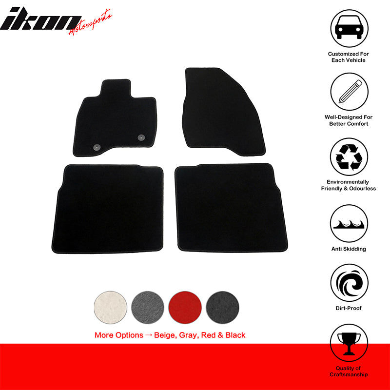 2015-2019 Ford Explorer 4PCS Front Rear Floor Mats Carpet Nylon