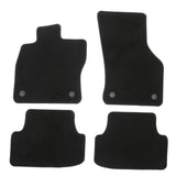 Car Floor Mat for 2015-2023 Volkswagen GTI Black Nylon Front Rear 4PC