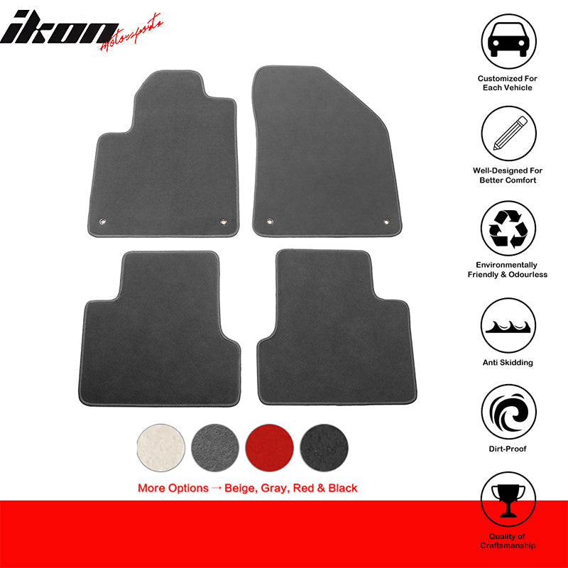 2014-2023 Jeep Cherokee 4DR OE Front Rear Floor Mat Carpet Nylon