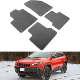 2014-2023 Jeep Cherokee 4DR OE Front Rear Floor Mat Carpet Nylon