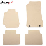 2017-2024 Alfa Romeo Giulia OE Beige Front Rear Floor Mat Carpet Nylon