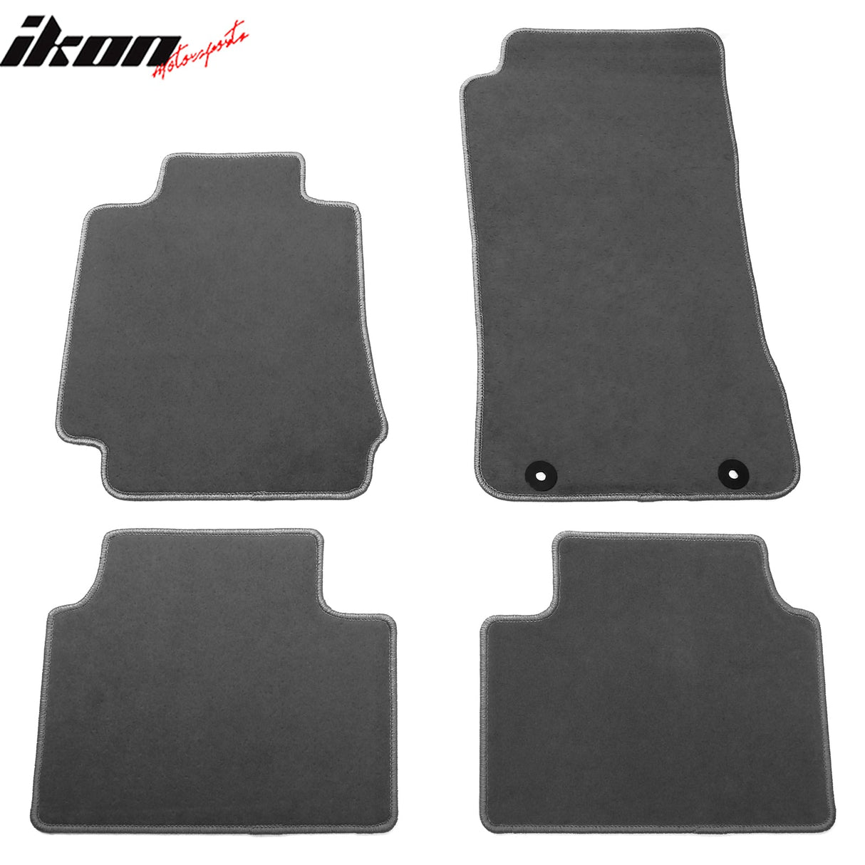 2017-2024 Alfa Romeo Giulia OE Gray Front Rear Floor Mat Carpet Nylon