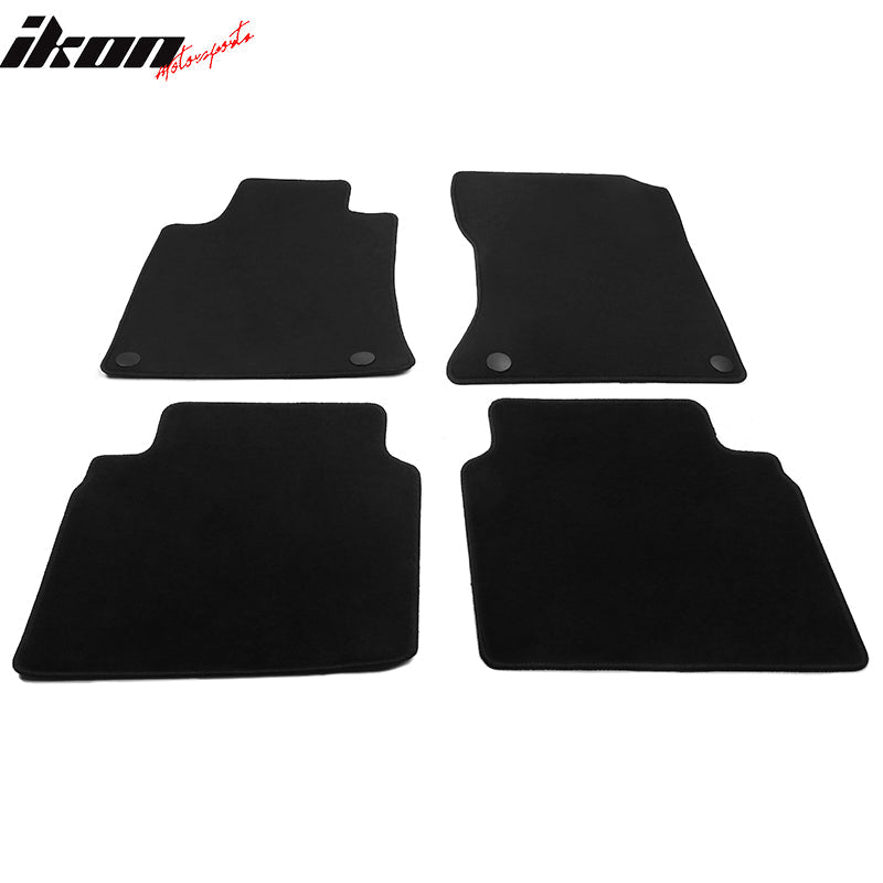 2019-2024Â Nissan Altima 4DR OE Black Front Rear Floor Mat Carpet Nylon