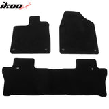 2019-2024 Honda Passport & 2016-2022 Pilot OE Black Floor Mats Nylon
